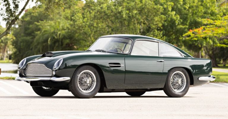 This Gloss Green Aston Martin DB4 GT Is a Road Racing Legend
