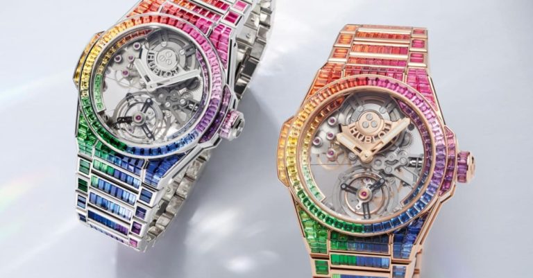 Hublot's Latest Big Bang Gold Watch Brings Luxury Rainbow Vibes