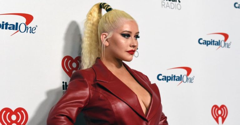 Christina Aguilera Goes Topless to Recreate 'Stripped' Album Cover