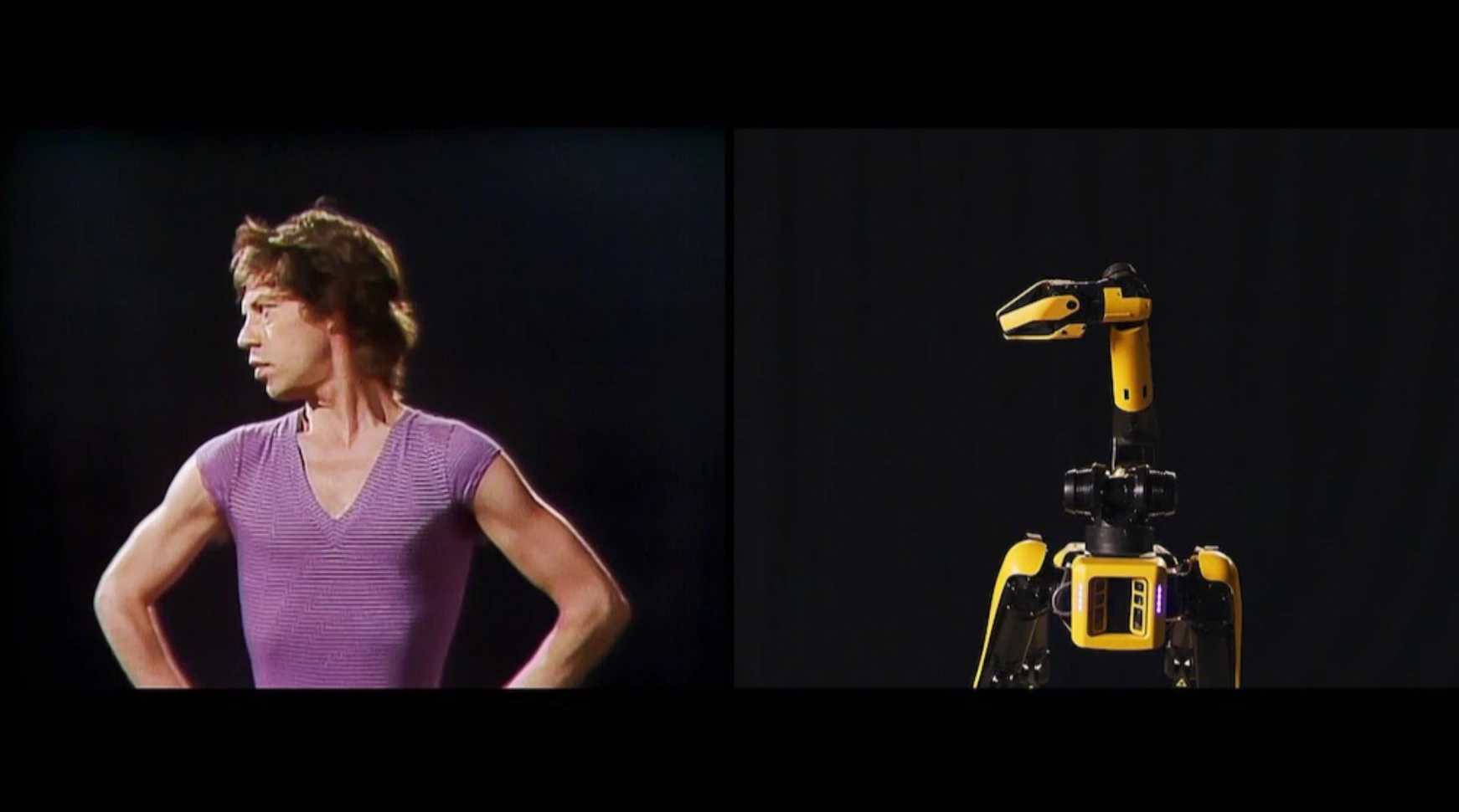 Boston Dynamics Robot Dog Does Perfect Imitation of Mick Jagger in Rolling Stones Video for ‘Start Me Up’