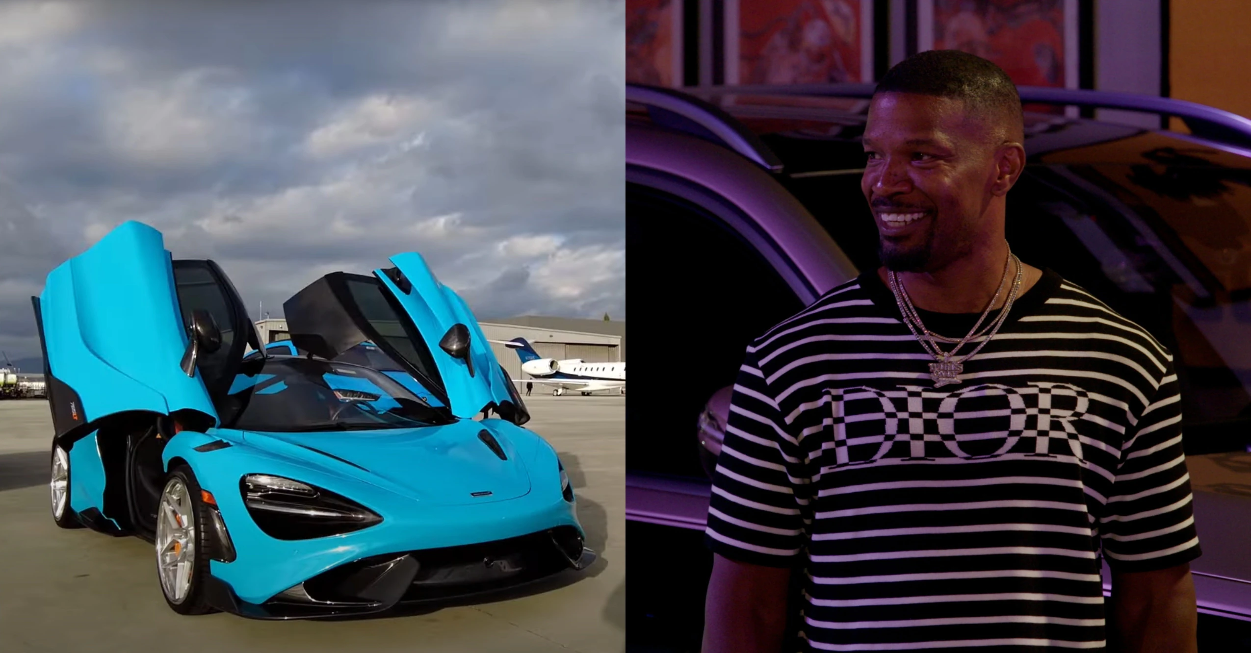 Watch Jamie Foxx Visit Celebrity Supercar Dealerships in ‘Million Dollar Wheels’ Trailer