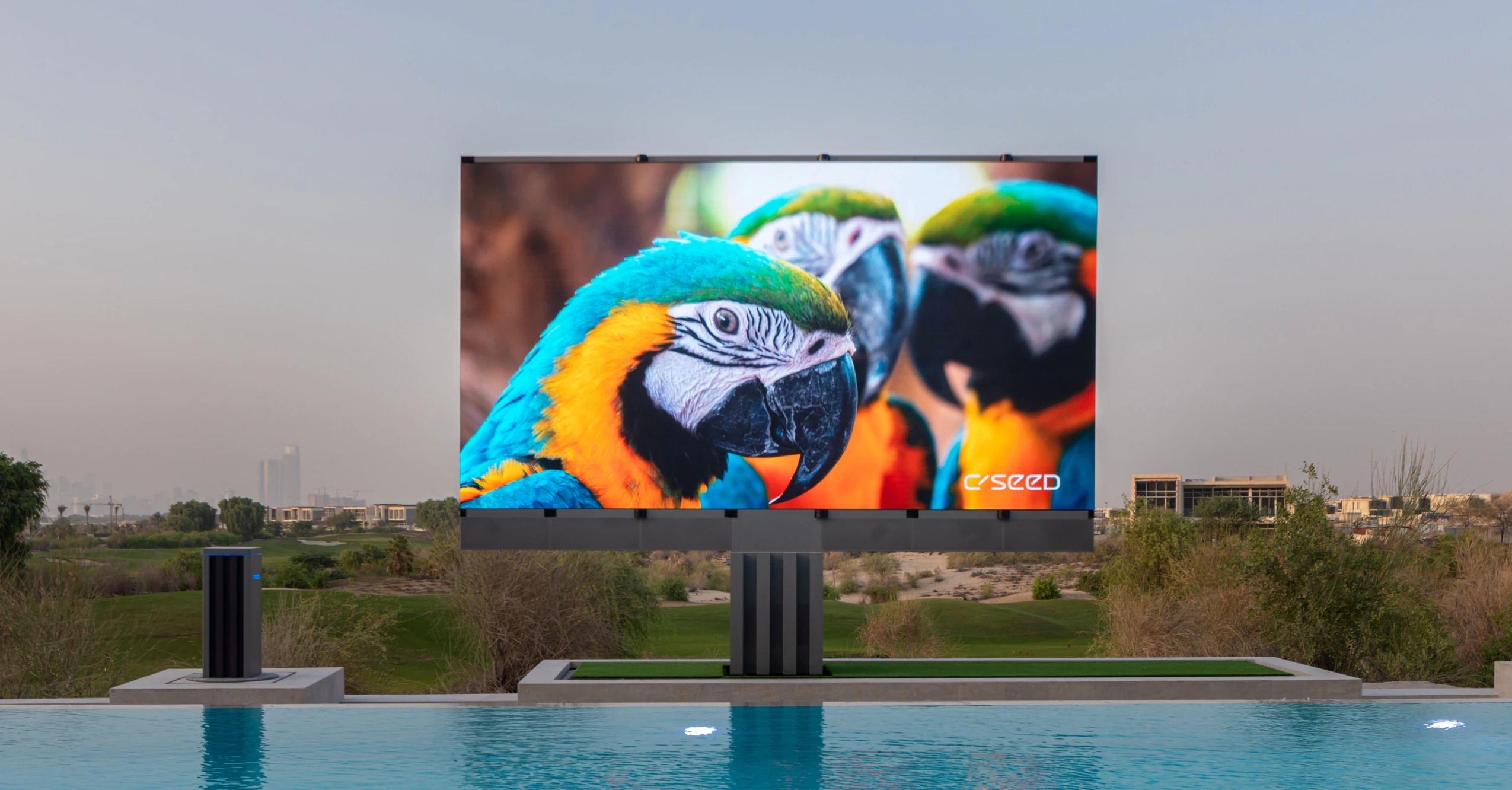 C-Seed Unveils 201-Inch Foldable Outdoor Micro-LED TV