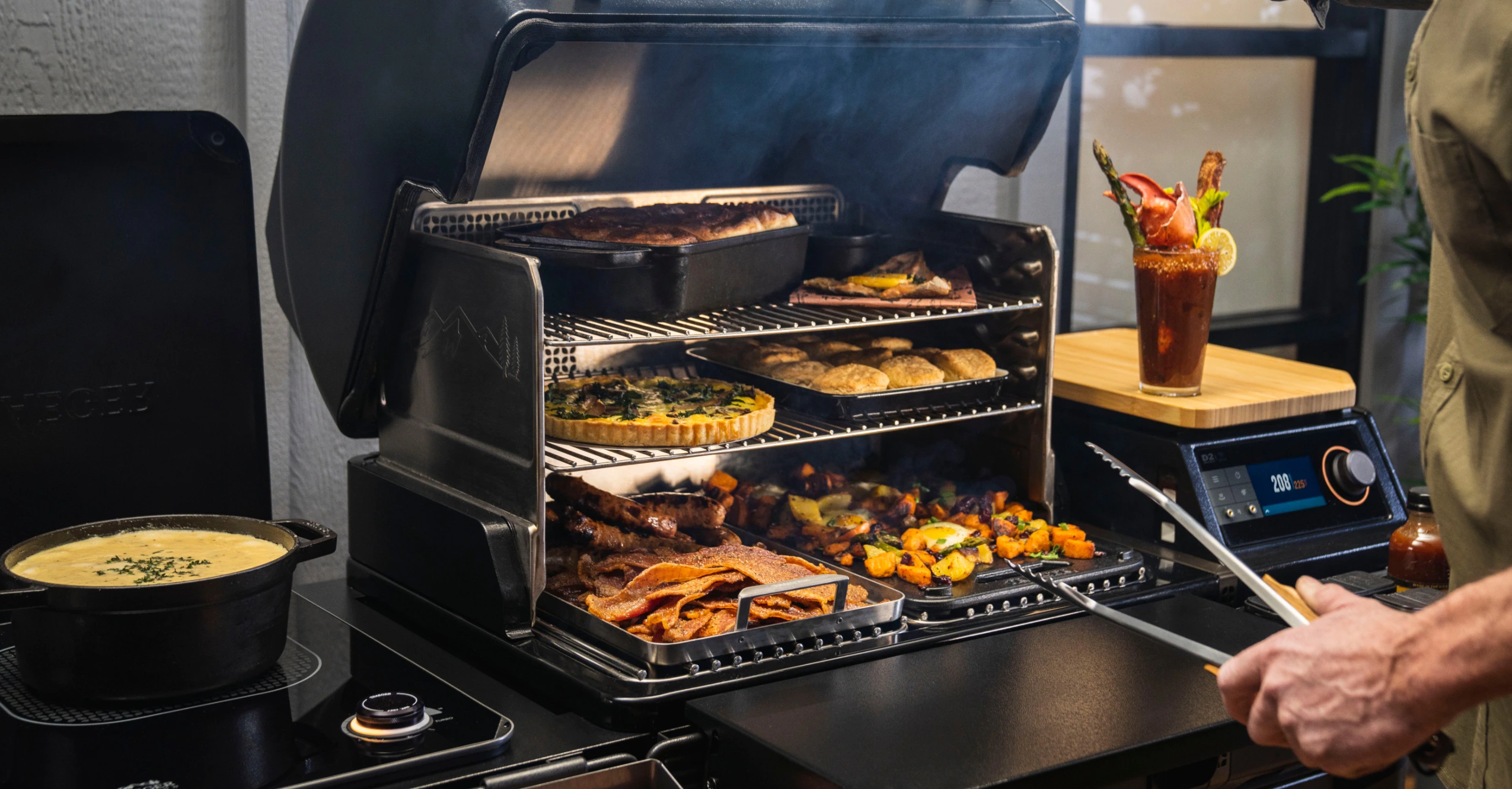 The Traeger Timberline Is A High-Tech Wood Pellet Grill Built For Foolproof Cookouts