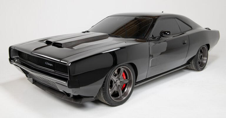 This Black Velvet Dodge Challenger Is A ‘Retromod’ Masterpiece